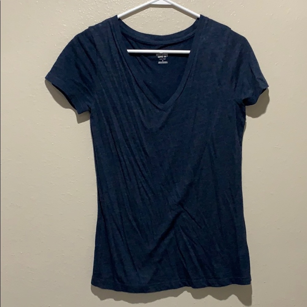 Mossimo dark blue short sleeve tee